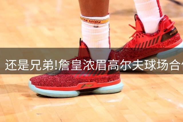 还是兄弟!詹皇浓眉高尔夫球场合体,25年浓眉被湖人交易后首次同框